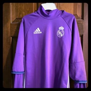 Youth Real Madrid mock neck sweatshirt - large